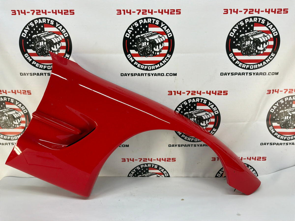 2002 Chevy C5 Corvette Convertible RH Passenger Front Fender Red OEM