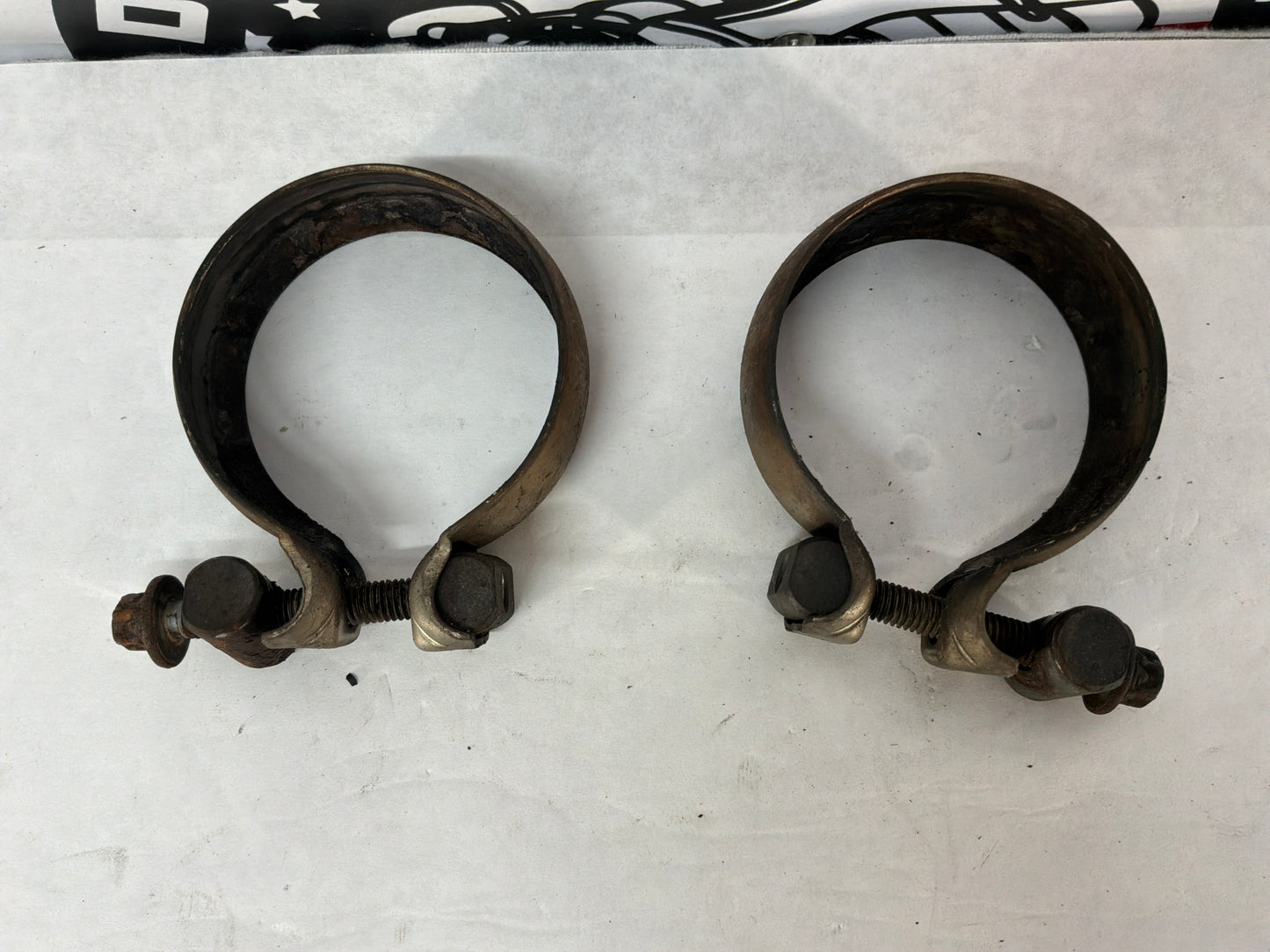 2014 Chevy SS Sedan Factory Exhaust Muffler Clamps OEM