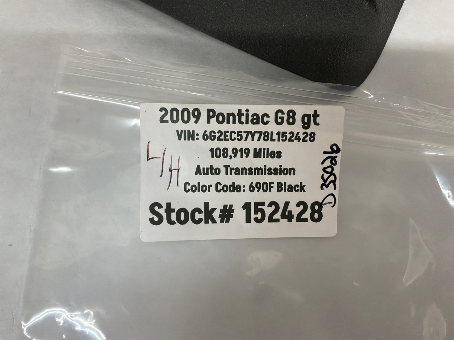 Lh seat trim - Day's Parts Yard