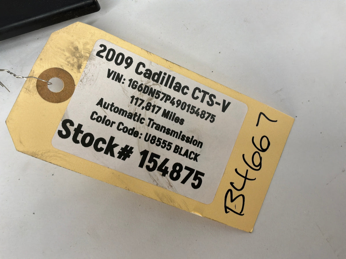 2009 Cadillac CTS-V  Climate Control Heater AC Module w/ Lower Dash Panel OEM