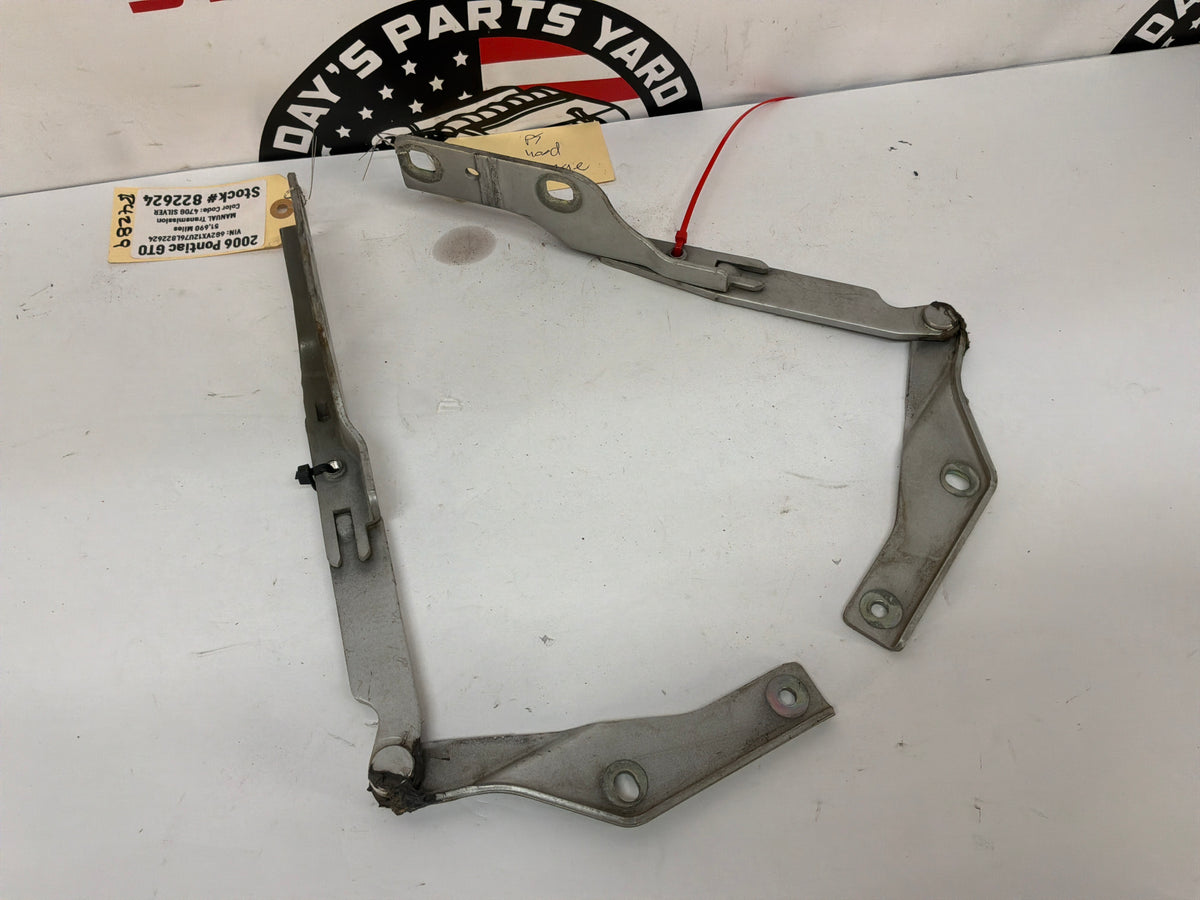 2006 Pontiac GTO RH & LH Hood Hinges Set OEM