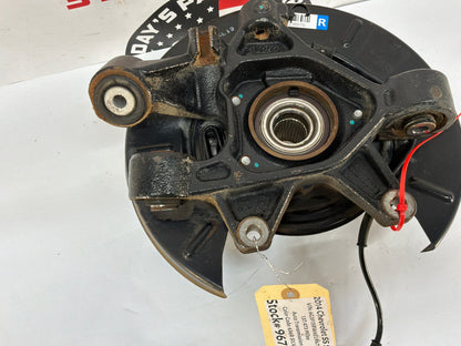 2014 Chevy SS Sedan RH Passenger Rear Suspension Spindle Hub Knuckle Wheel Bearing OEM