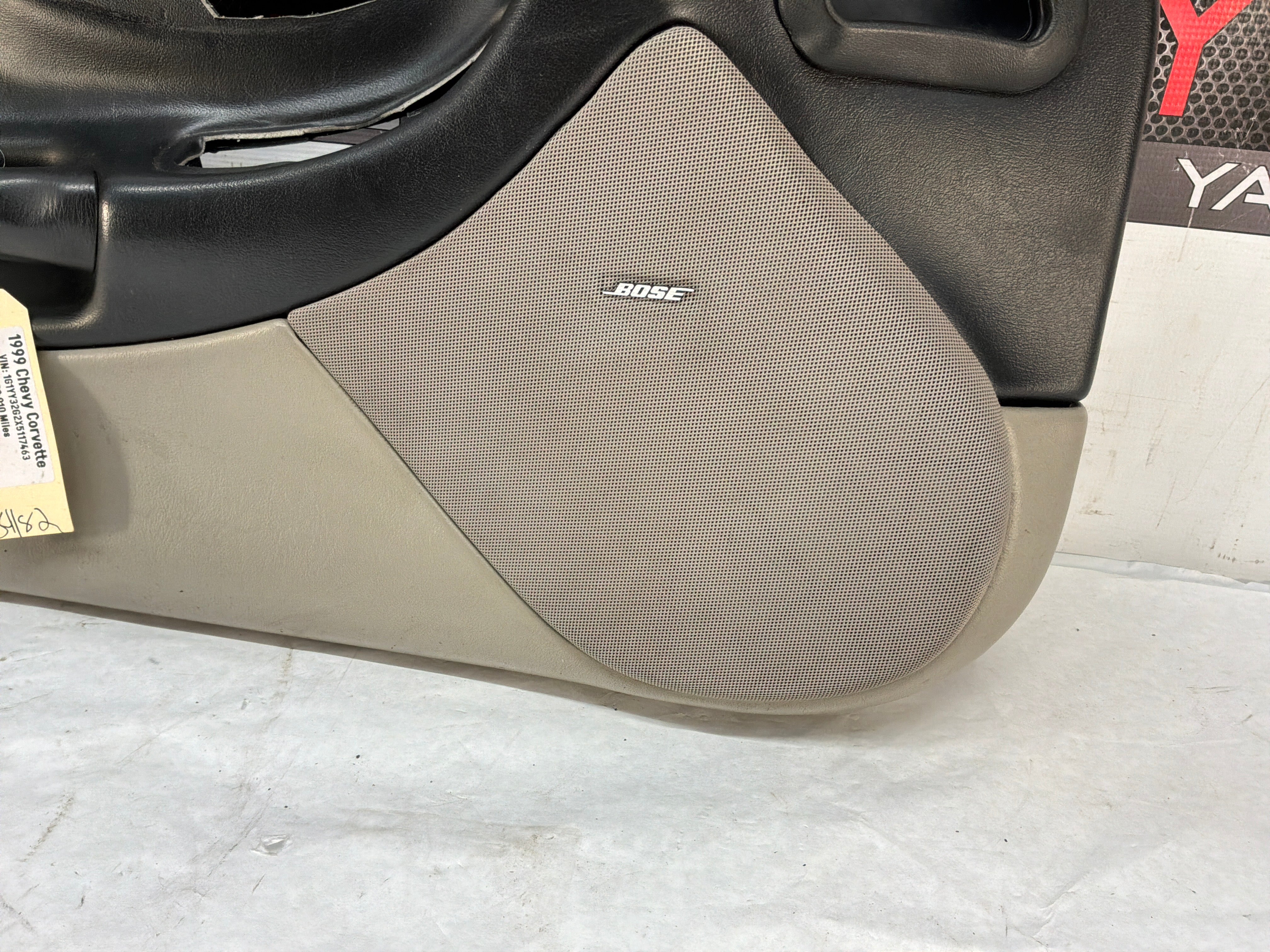 1999 Chevy C5 Corvette LH Driver Front Interior Door Panel OEM