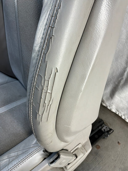 2009 Cadillac CTS-V Seats Fronts and Rears Leather and Suede OEM Titanium