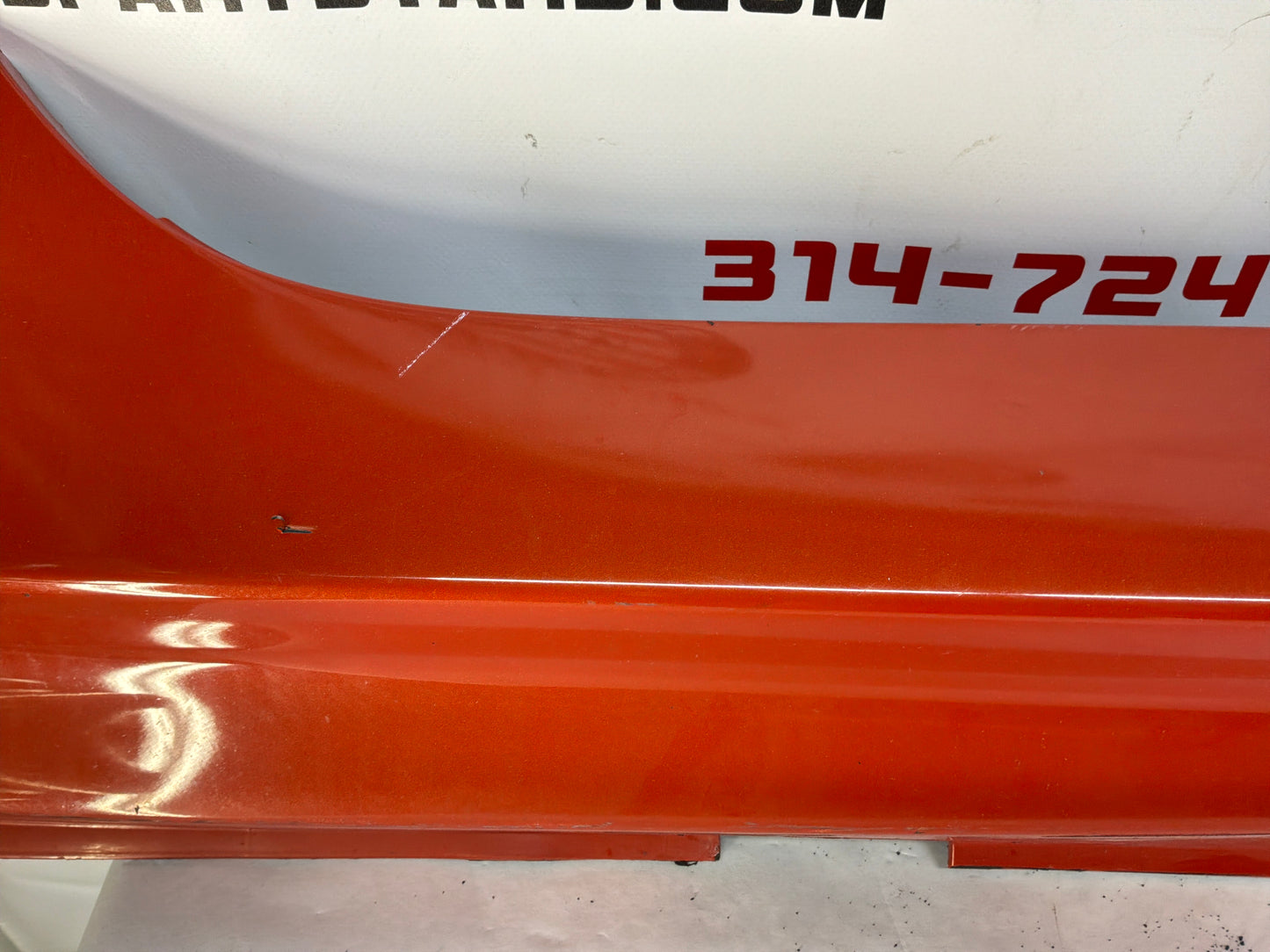 2008 Pontiac G8 Base RH Passenger Rocker Molding Side Skirt Panel Trim Orange OEM