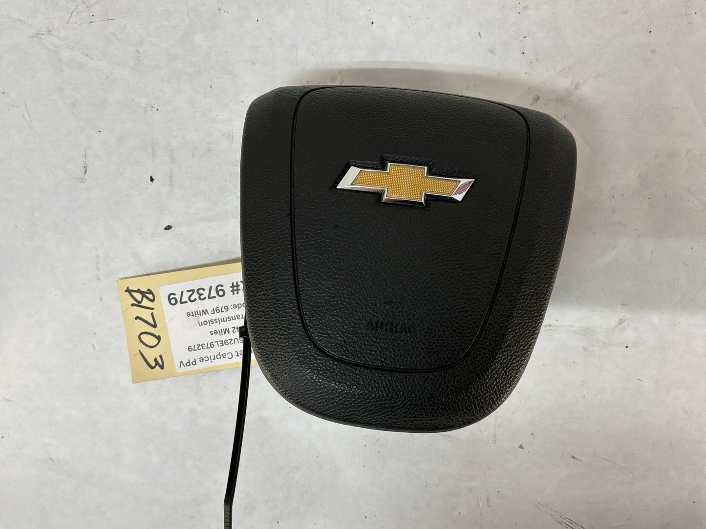 2014 Chevy Caprice PPV Steering Wheel Air Bag Airbag OEM
