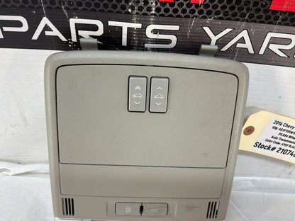 2016 Chevy SS Sedan Overhead Console Dome Light Controls OEM