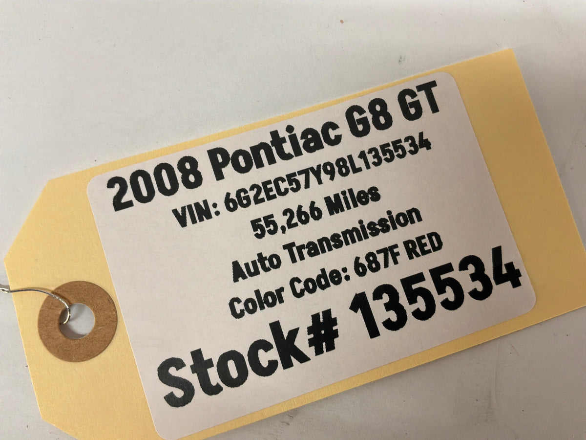 2008 Pontiac G8 GT AC A/C Air Conditioner Compressor OEM