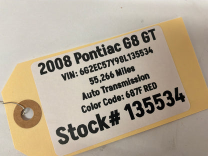 2008 Pontiac G8 GT AC A/C Air Conditioner Compressor OEM