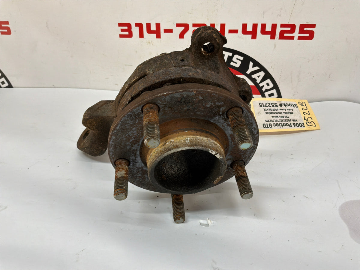 2006 Pontiac GTO LH Driver Front Suspension Spindle Hub Knuckle Assembly OEM