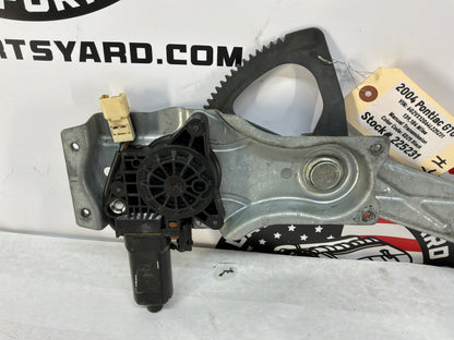 2004 Pontiac GTO LH Driver Front Window Regulator Motor OEM