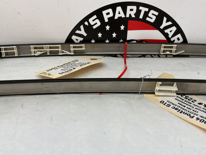 2004 Pontiac GTO RH & LH Roof Panel Joint Finish Trim Molding OEM