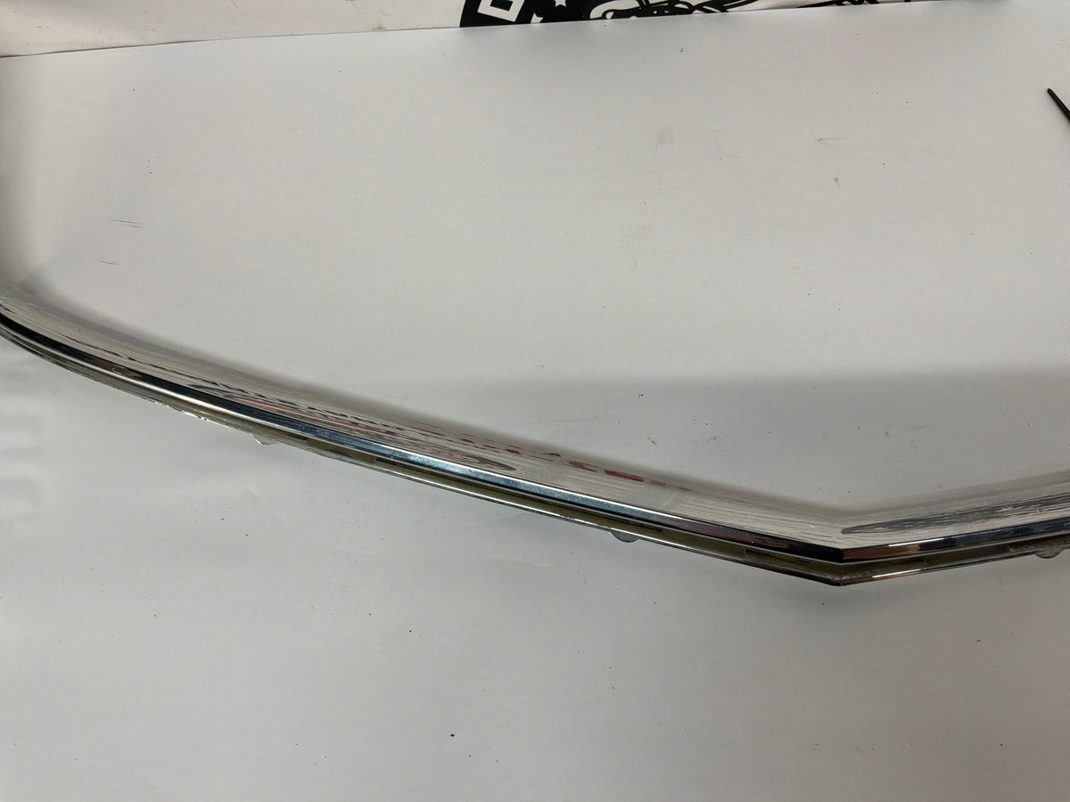 2009 Cadillac CTS-V Front Upper Radiator Grill Surround Chrome Trim Panel OEM