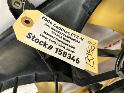 2006 Cadillac CTS-V Radiator Dual Electric Coolant Cooling Fans OEM