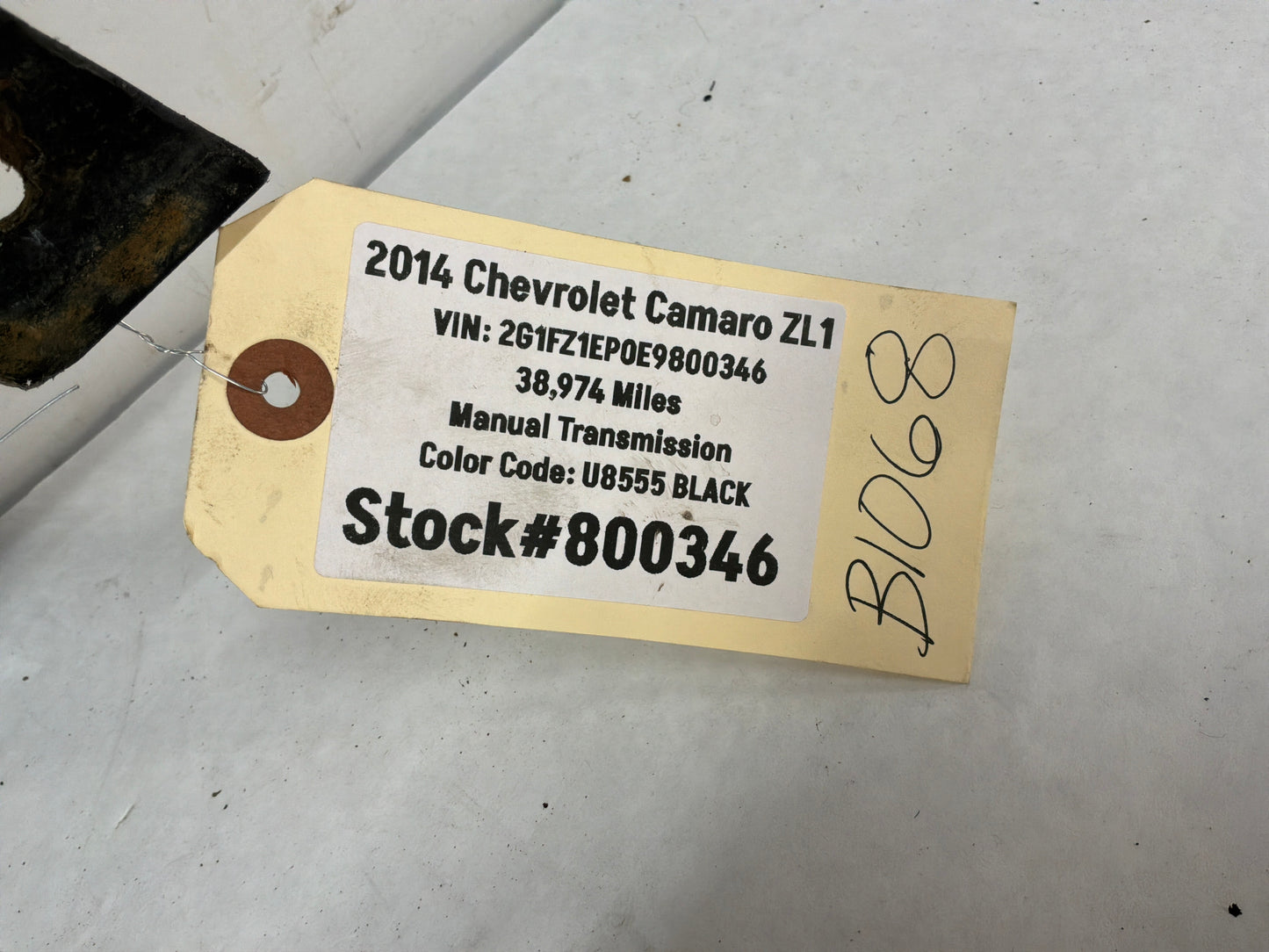 2014 Chevy Camaro ZL1 Front Bumper Lower Under Body Extension Air Dam Deflector Panel OEM