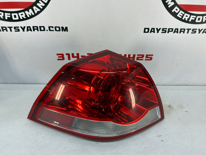 2008 Pontiac G8 Base LH Driver Tail Light Lamp Taillight OEM