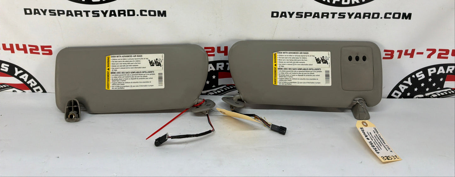 2006 Cadillac CTS-V Sun Visors