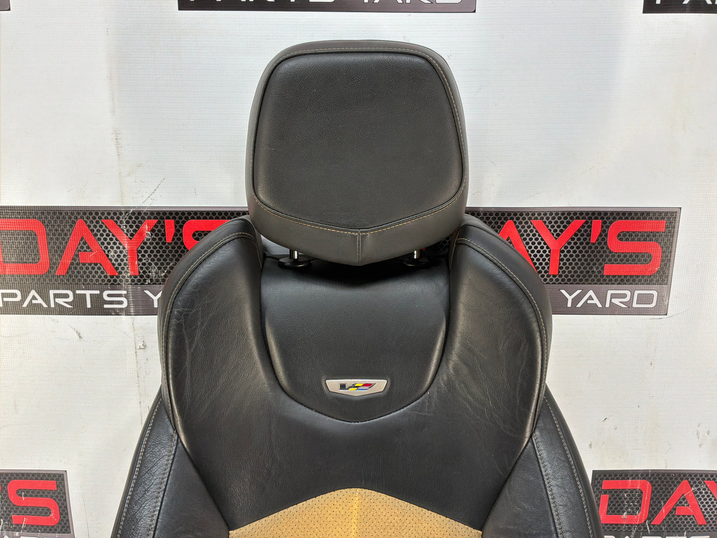 2011 Cadillac CTS-V Coupe LH Driver Recaro Front Seat Top Cushion Frame Cover OEM