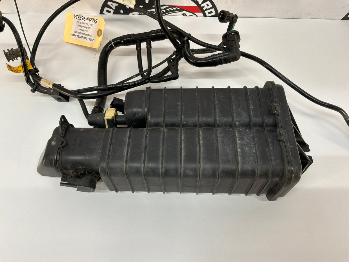 2014 Chevy SS Sedan Evaporation Fuel Vapor Canister W/ EVAP Lines Hoses Tubes OEM