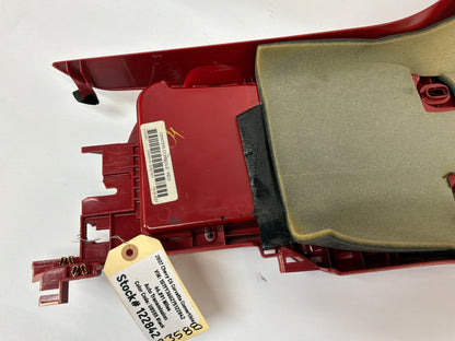 2007 Chevy C6 Corvette Convertible Center Console Arm Rest Assembly Red OEM