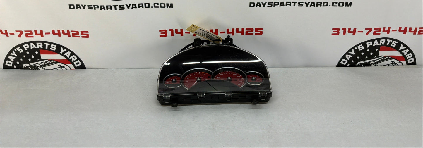 2006 Pontiac GTO Red Instrument Gauge Cluster Speedometer OEM