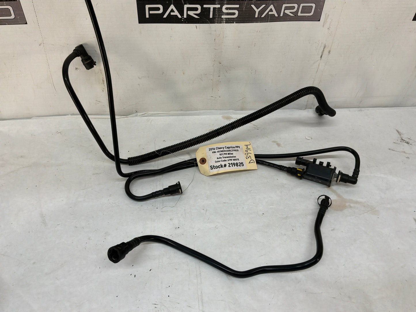 2016 Chevy Caprice PPV Intake Manifold EVAP PCV Vacuum Hoses Lines Tubes OEM