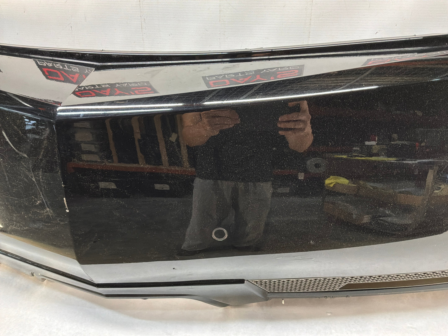 2011 Cadillac CTS-V Coupe Complete Rear Bumper Black OEM