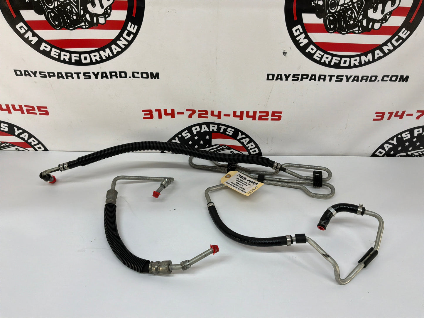 2007 Chevy C6 Corvette Convertible Power Steering Lines OEM