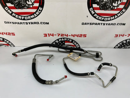 2007 Chevy C6 Corvette Convertible Power Steering Lines OEM