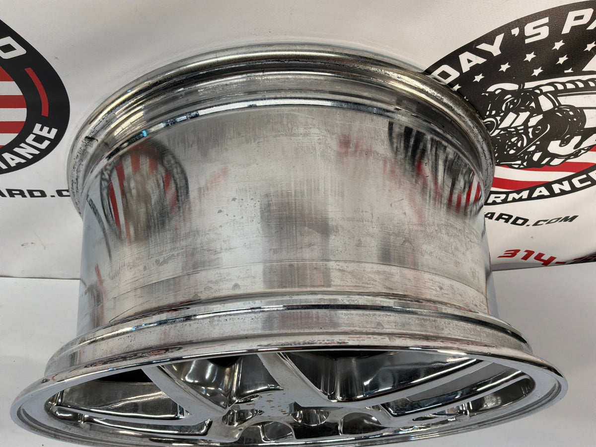 2002 Chevy C5 Corvette Convertible Z06 Replica Triple Chrome Front Wheel Rim 17x8.5