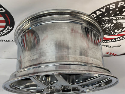 2002 Chevy C5 Corvette Convertible Z06 Replica Triple Chrome Front Wheel Rim 17x8.5