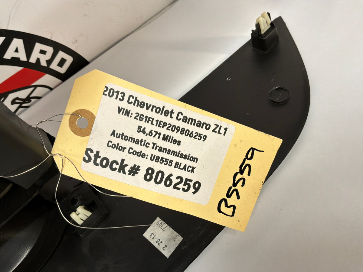 2013 Chevy Camaro ZL1 Center Console Arm Rest w/ Auxiliary Gauges OEM