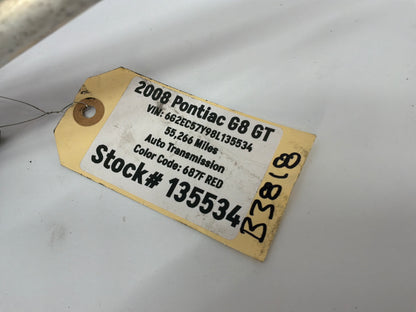 2008 Pontiac G8 GT AC Air Conditioner Compressor Manifold Line Hose Tube OEM