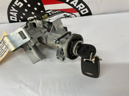 2013 Chevy Camaro ZL1 Ignition Lock Housing Assembly w/ Key Transmitter OEM