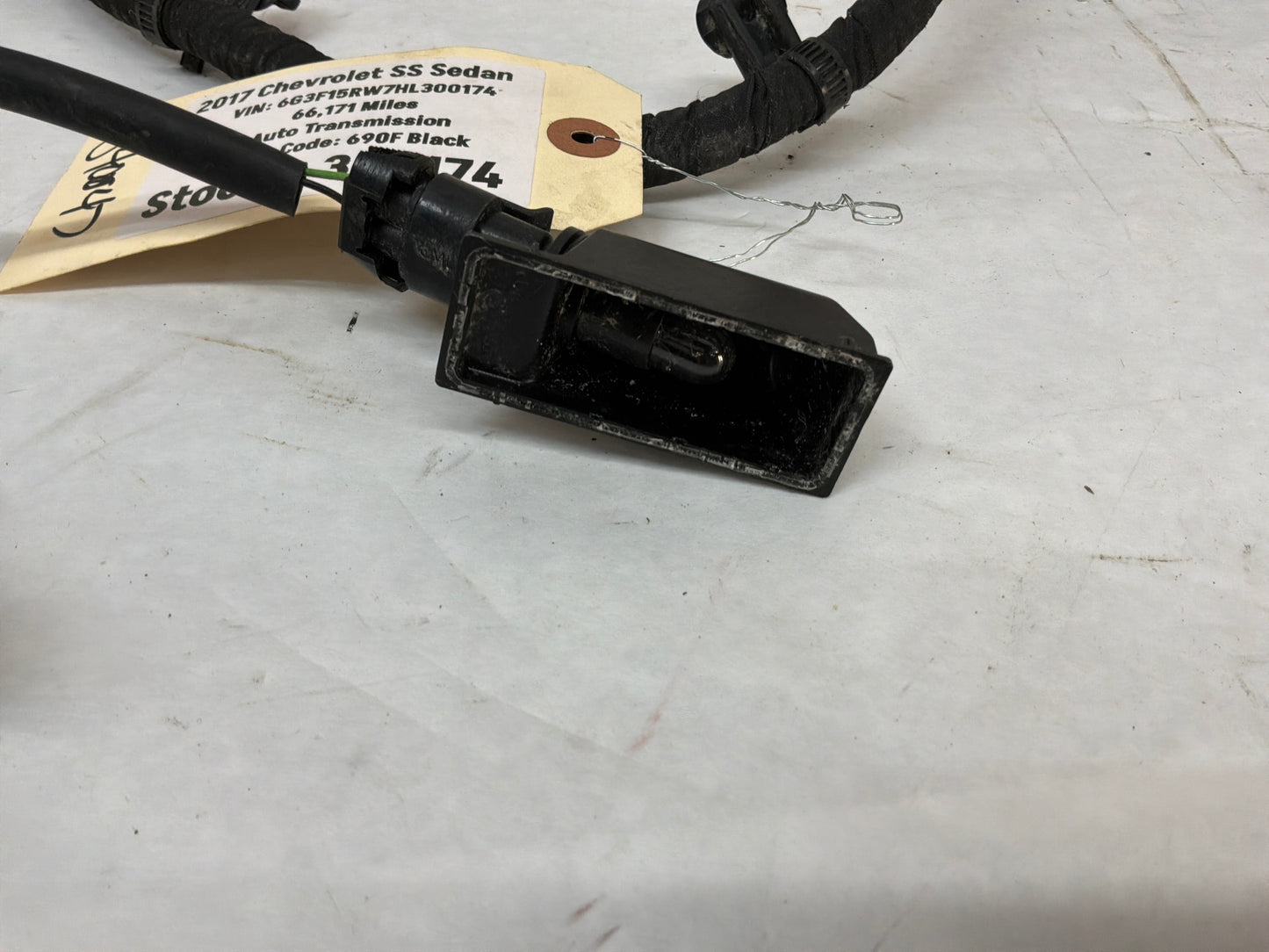 2017 Chevy SS Sedan Rear Bumper Wire Wiring Harness OEM