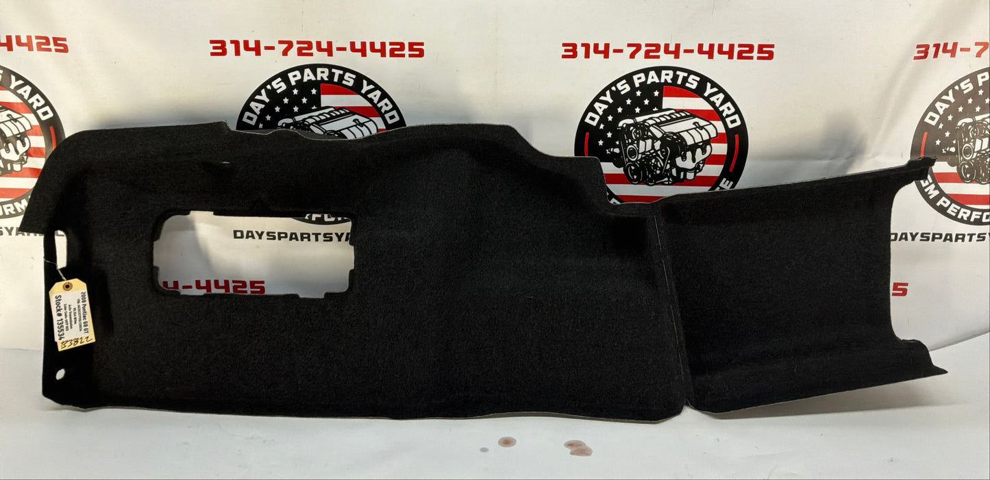 2008 Pontiac G8 GT LH Driver Interior Trunk Quarter Cargo Carpet Trim Panel Cover OEM