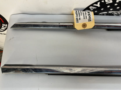 2009 Cadillac CTS-V Front & Rear Door Window Belt Molding Trim OEM