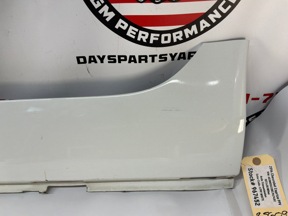 2014 Chevy Caprice PPV LH Driver Rocker Molding Side Skirt Panel Trim OEM