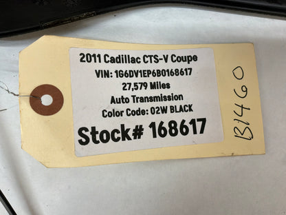 2011 Cadillac CTS-V Coupe LH Driver Recaro Front Seat Controls Buttons Outer Finish Panel OEM