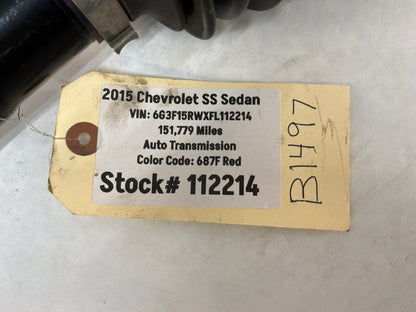 2015 Chevy SS Sedan RH Passenger Rear CV Axle Half Shaft OEM