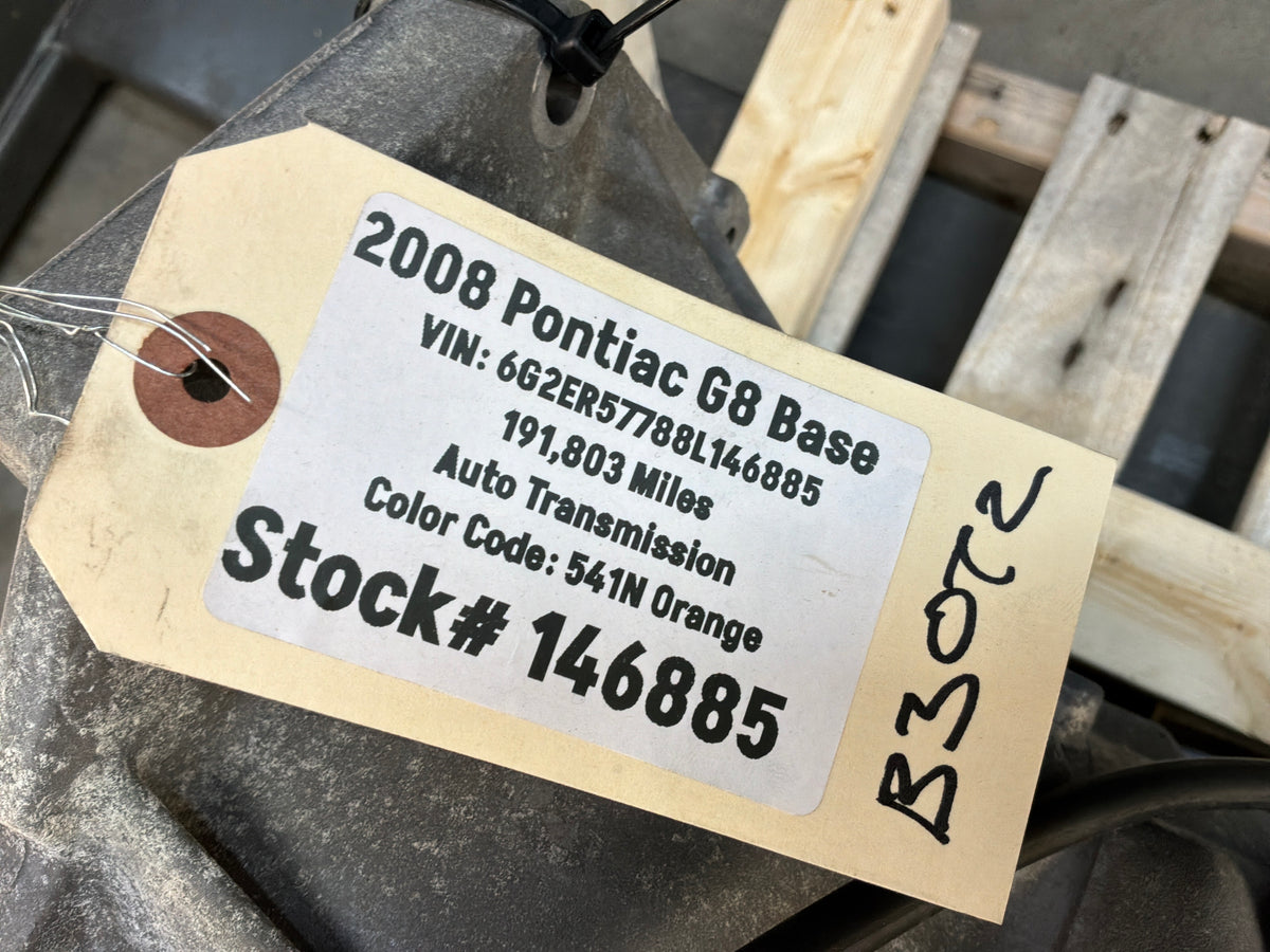 2008 Pontiac G8 Base V6 5L40 Automatic Transmission OEM