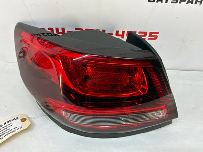2014 Chevy SS Sedan LH Driver Outer Tail Light Taillight Stop Lamp OEM