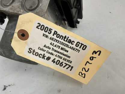 2005 Pontiac GTO ABS Anti Lock Brake Control Module Valve OEM