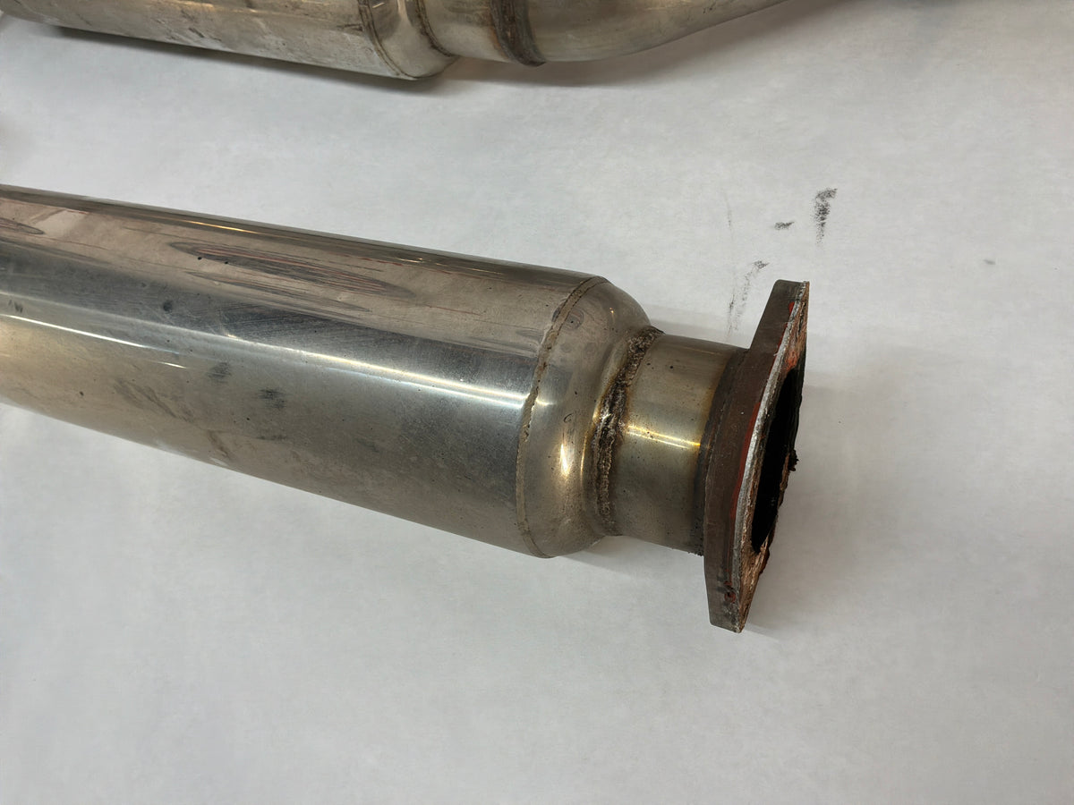 2005-2006 Pontiac GTO Kooks Axle Back Exhaust Mufflers With Tips