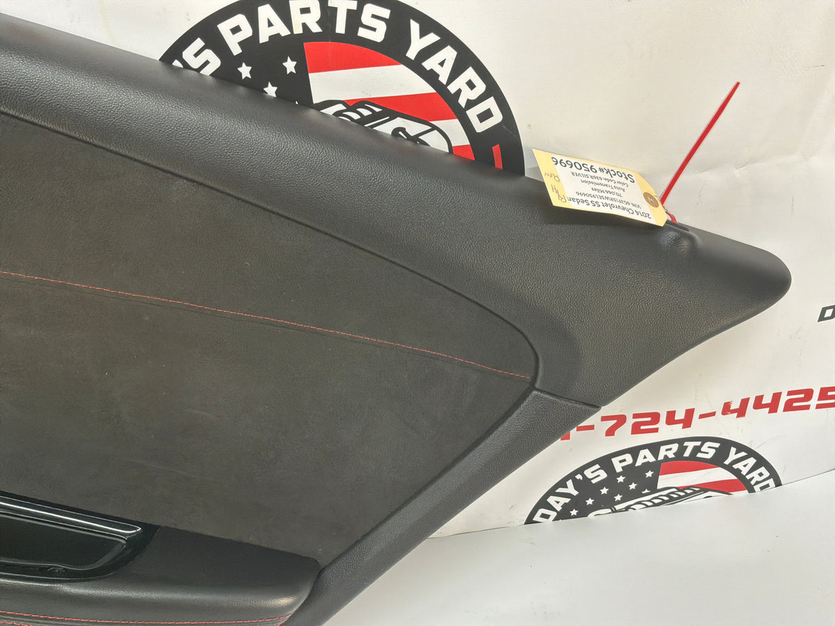 2014 Chevy SS Sedan RH Passenger Rear Interior Door Panel Trim OEM