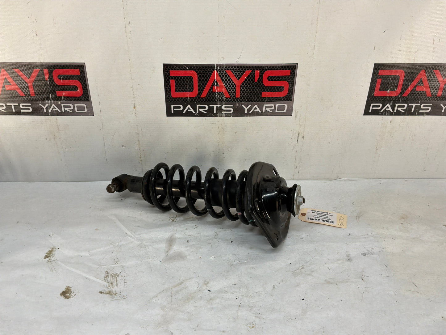 2008 Pontiac G8 GT LH Driver Rear Suspension Shocks Strut Absorber Assembly OEM