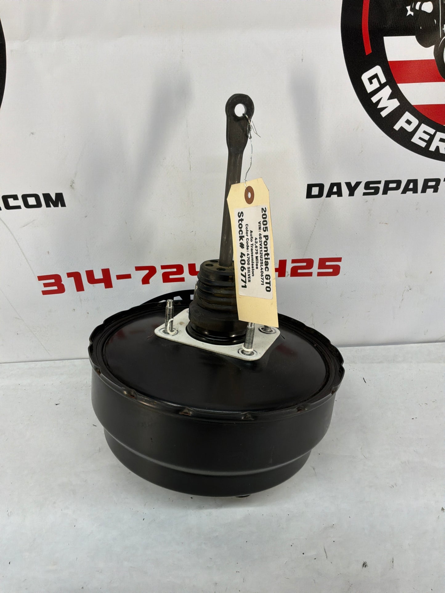 2005 Pontiac GTO Brake Booster OEM