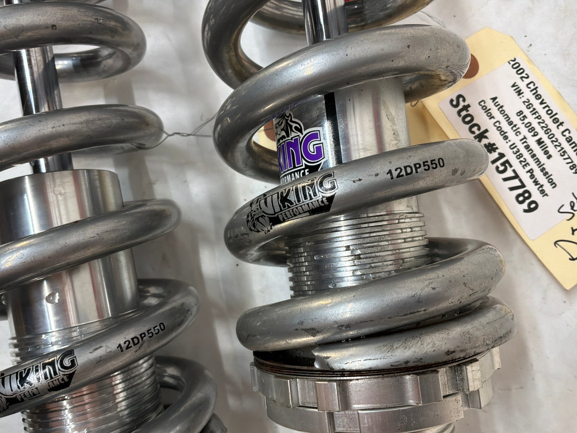 2002 Chevy Camaro Z28 VI King Performance Rear Coil Overs - Day's Parts Yard