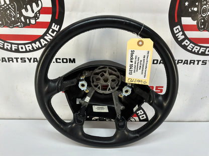 2002 Chevy C5 Corvette Convertible Steering Wheel Black Leather OEM