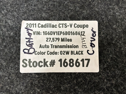 2011 Cadillac CTS-V Coupe Battery Cover Door OEM